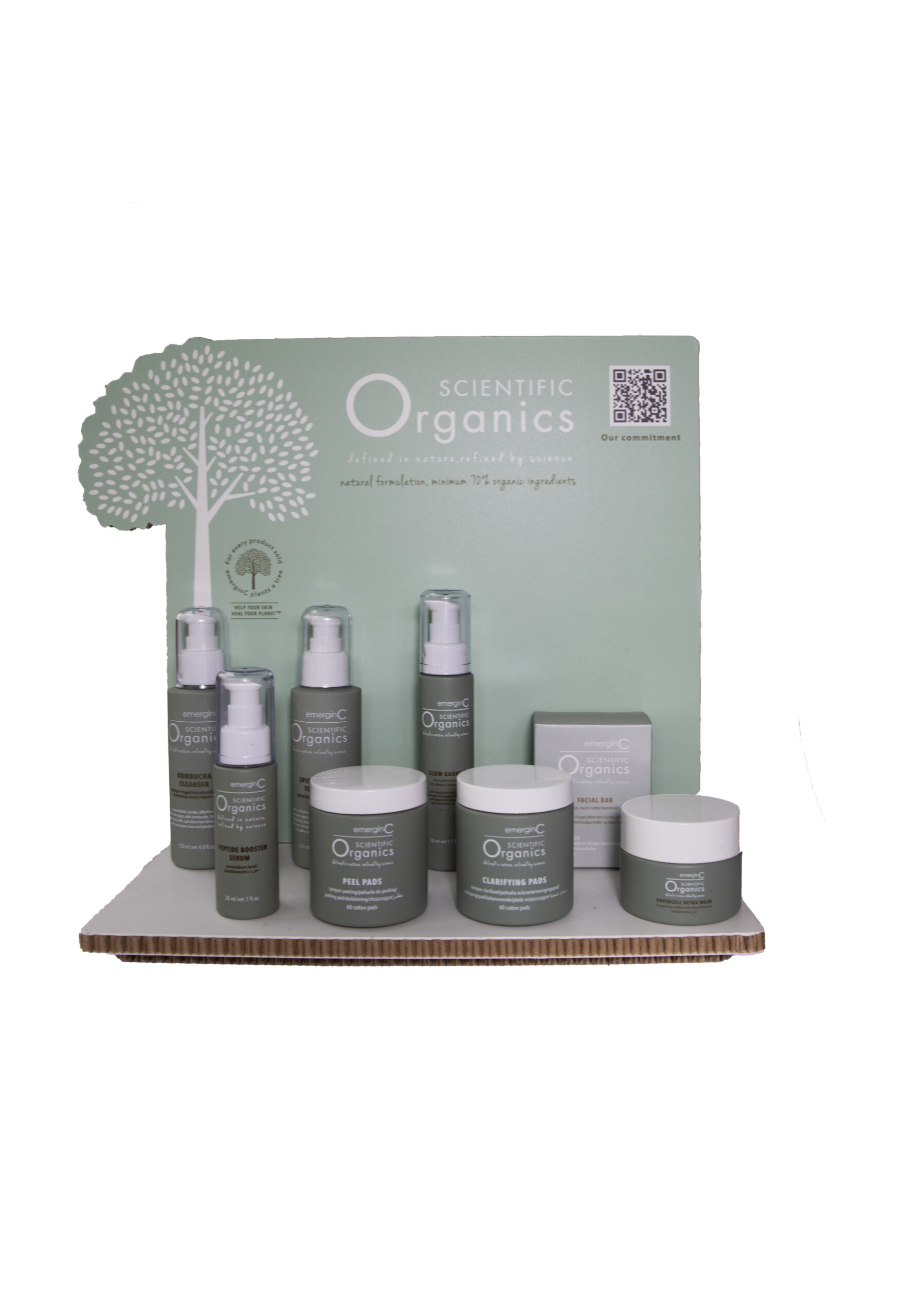scientific organics laser cut display